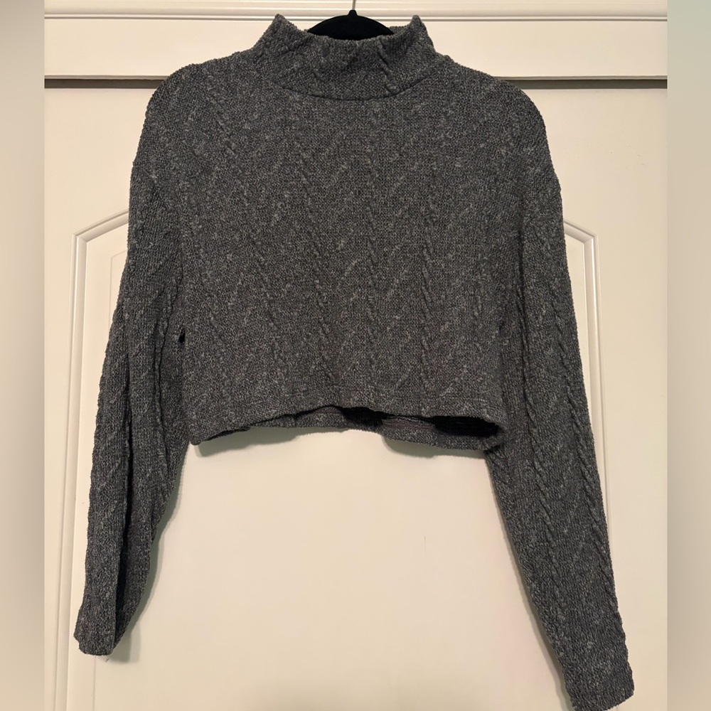 Zara Charcoal Knit Sweater